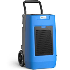 190 Pints Commercial Dehumidifier with Built-in Drainage Pump, Blue