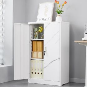 Metal Storage Cabinet with Locking Doors and Adjustable Shelf, Folding Filing Storage Cabinet , Folding Storage Locker Cabinet for Home Office,School